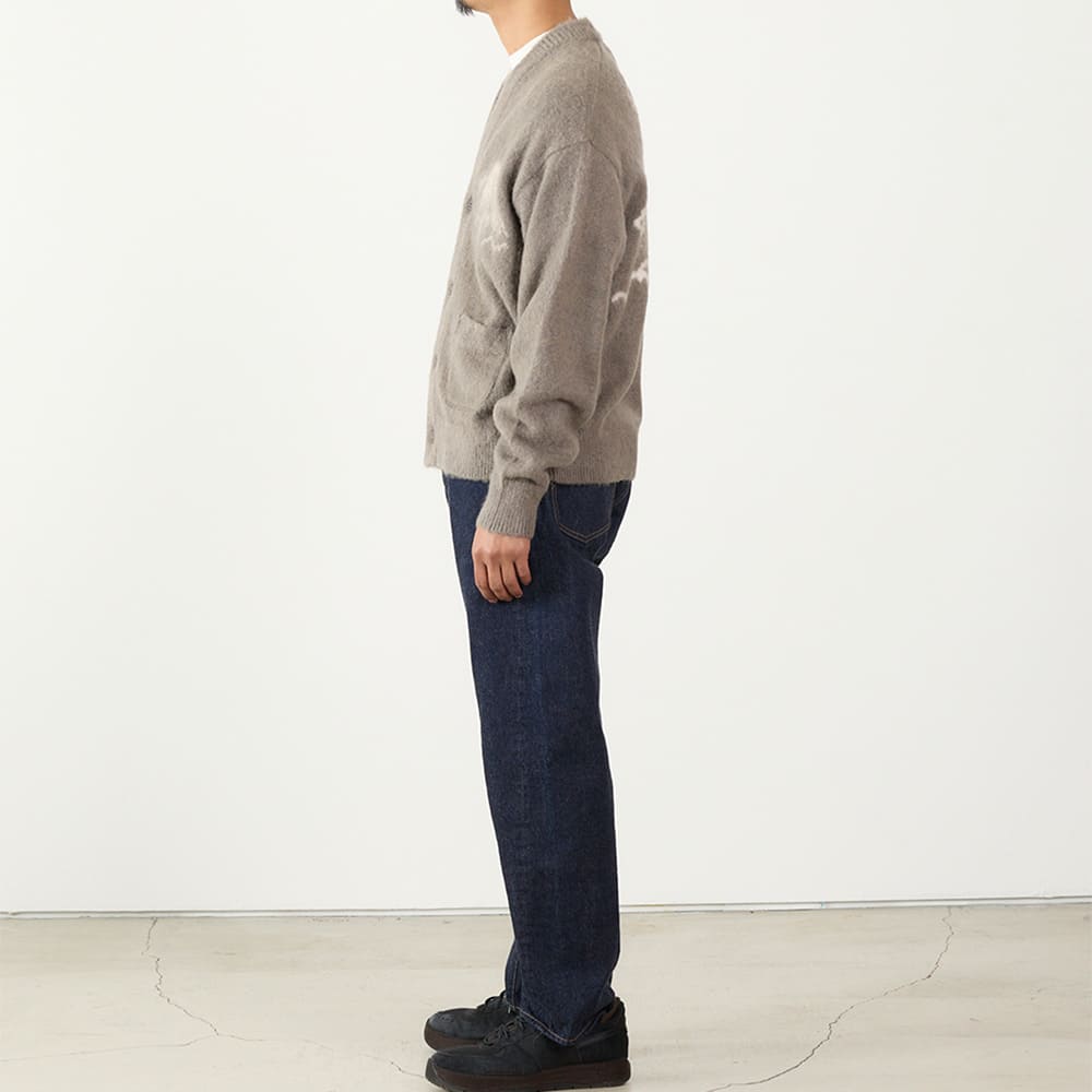 Brushed knit cardigan (skort pattern)