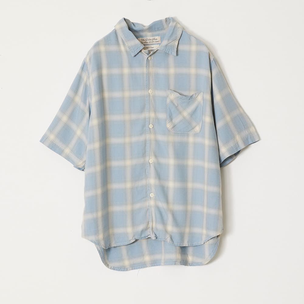 s*n様 REMI RELIEF レミレリーフ　オンブレチェックシャツ　レーヨン REMI RELIEF（レミレリーフ公式サイト）Official Online Store