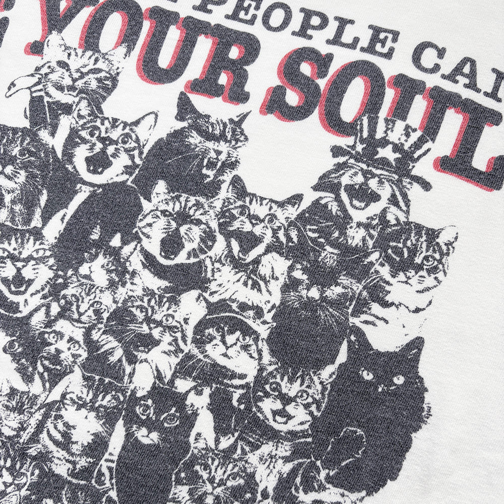 HARD SP加工20/天竺ロンT(CAN SAVE YOUR SOUL)猫バージョン