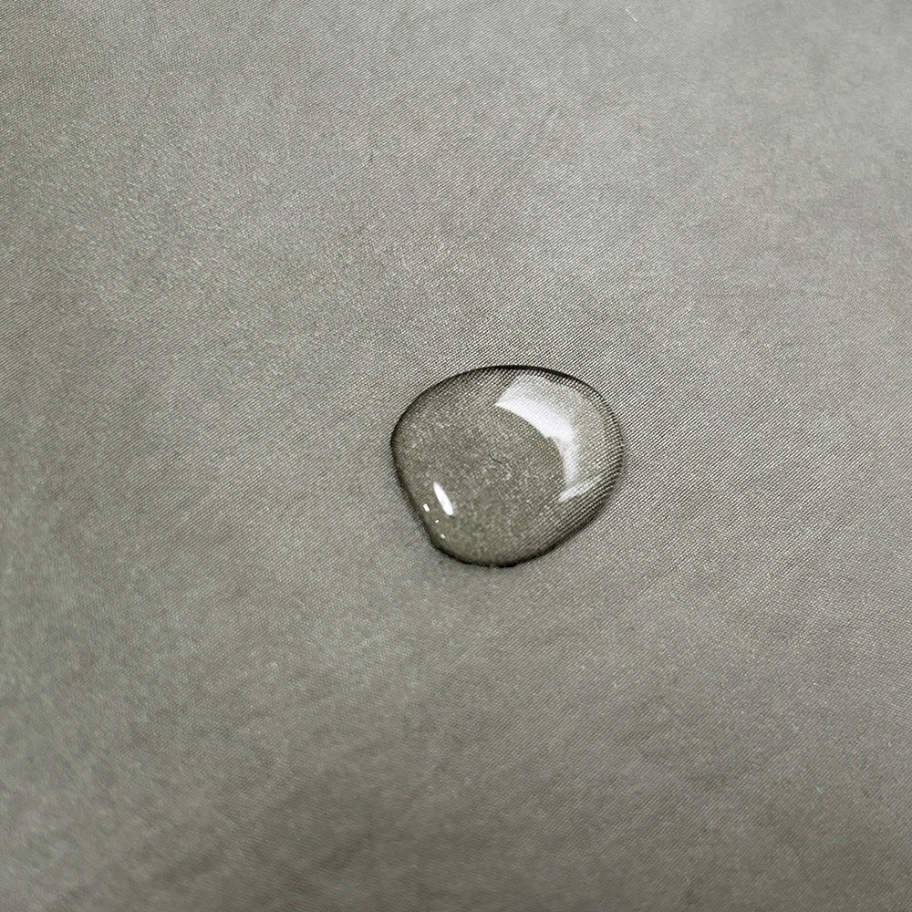 Water-repellent coated polyester hunting down long jacket