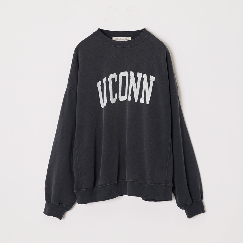 Tanned &amp; painted fleece crew (UCONN)