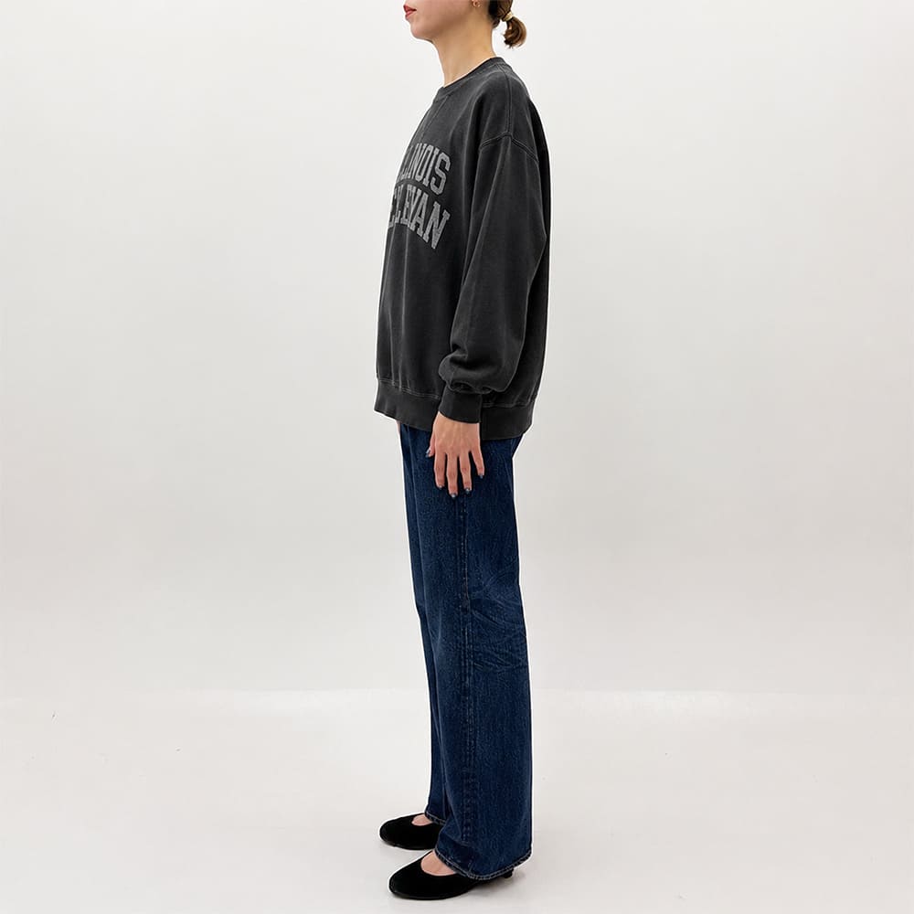 SP加工裏毛クルー(ILLINOIS WESLEYAN)