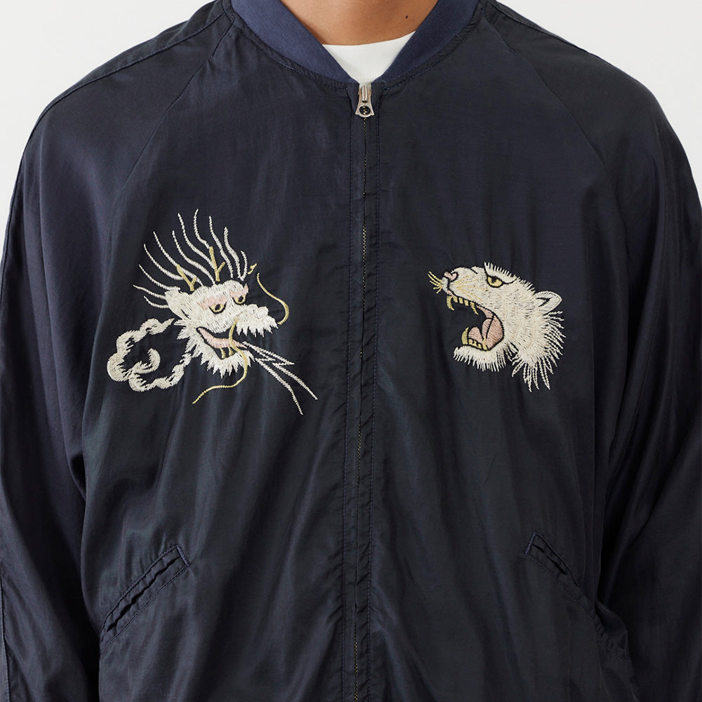 Cupra cotton twill blouson (embroidery)