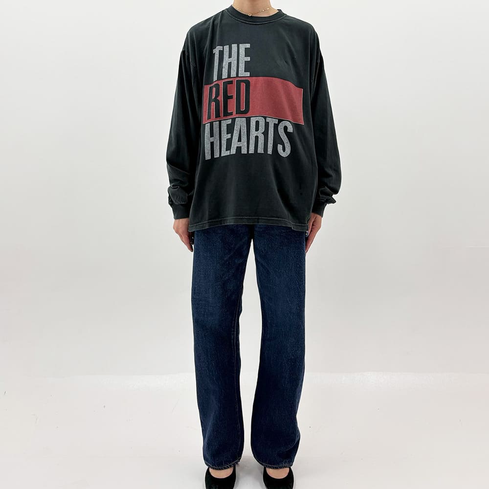 HARD SP加工20/天竺ロンT(THE RED HEARTS)