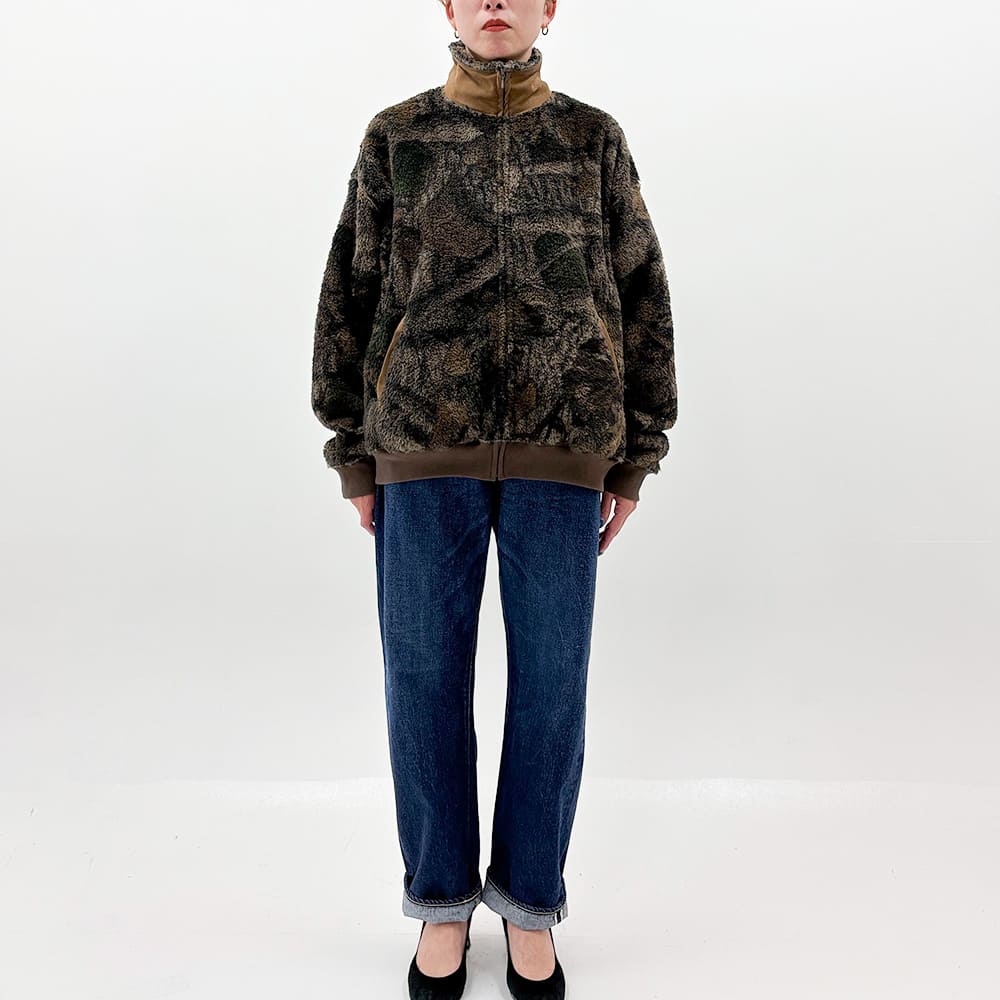 シャギーフリースZIP JKT (CAMO)