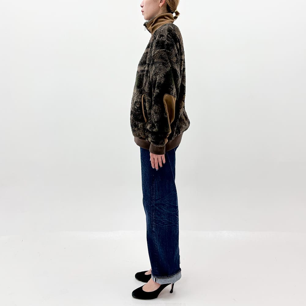 シャギーフリースZIP JKT (CAMO)