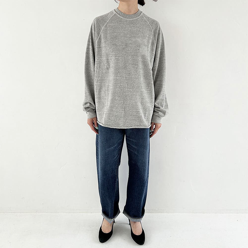 SP加⼯8/天竺ラグランロンT(無地)