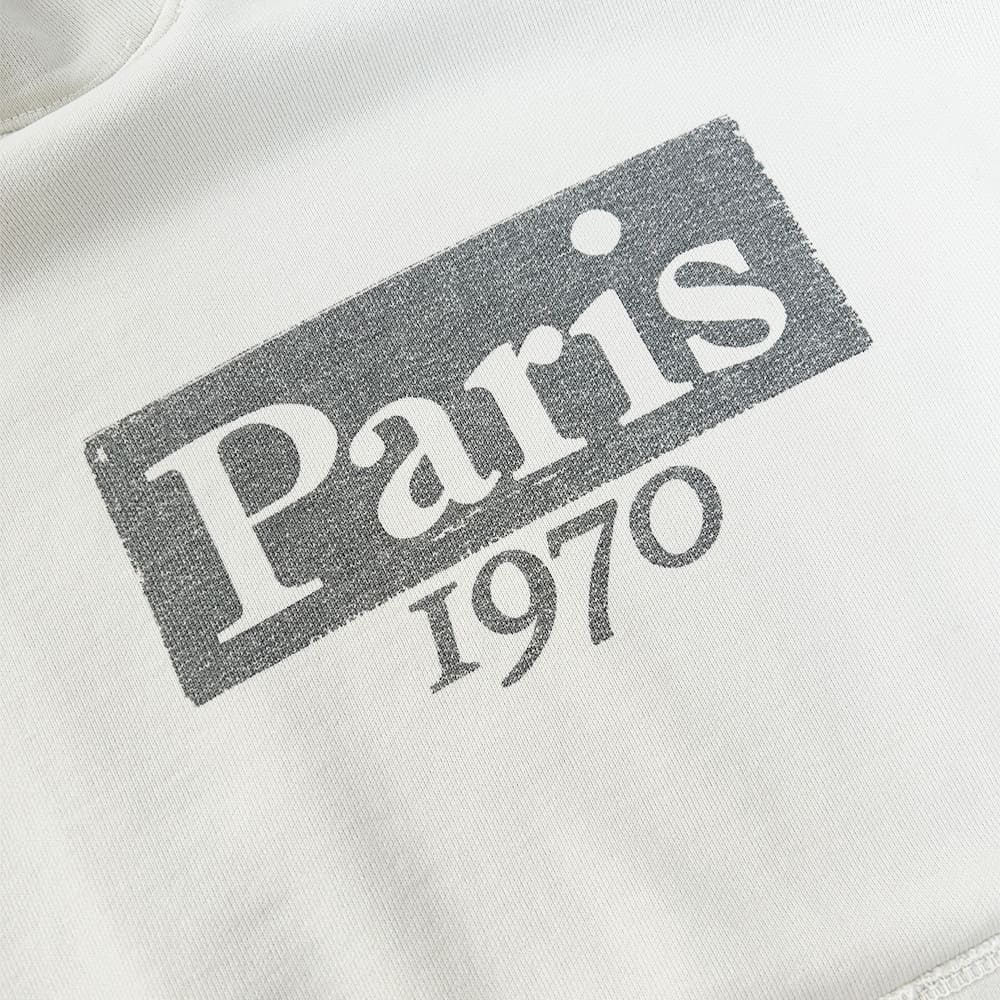 Double SP processed fleece hoodie (Paris1970)