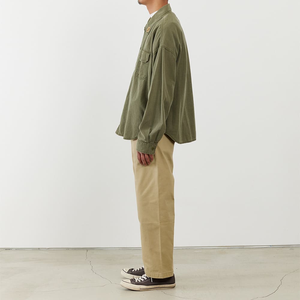 WIDE MILITARY SHIRT(大花スタッズ)