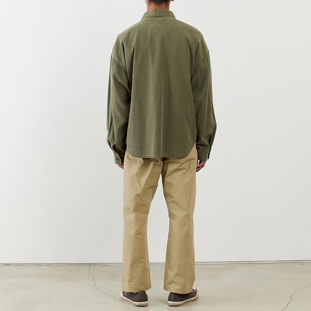 WIDE MILITARY SHIRT(大花スタッズ)