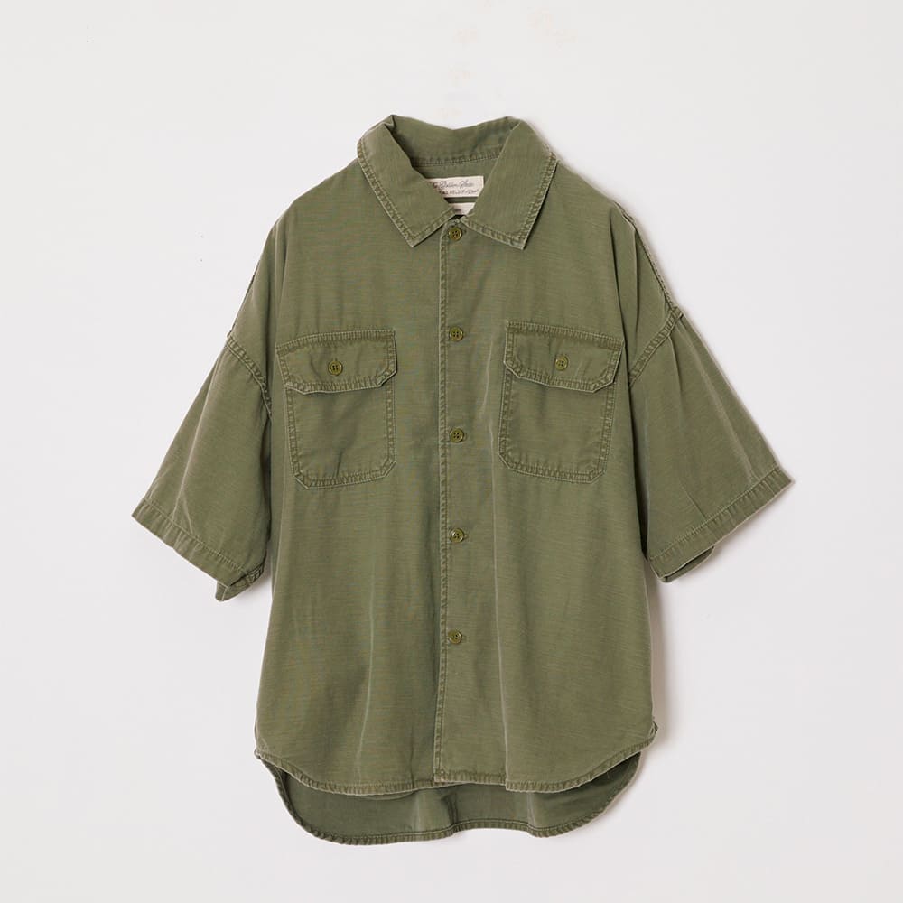 WIDE MILITARY S/S SHIRT(Normal)