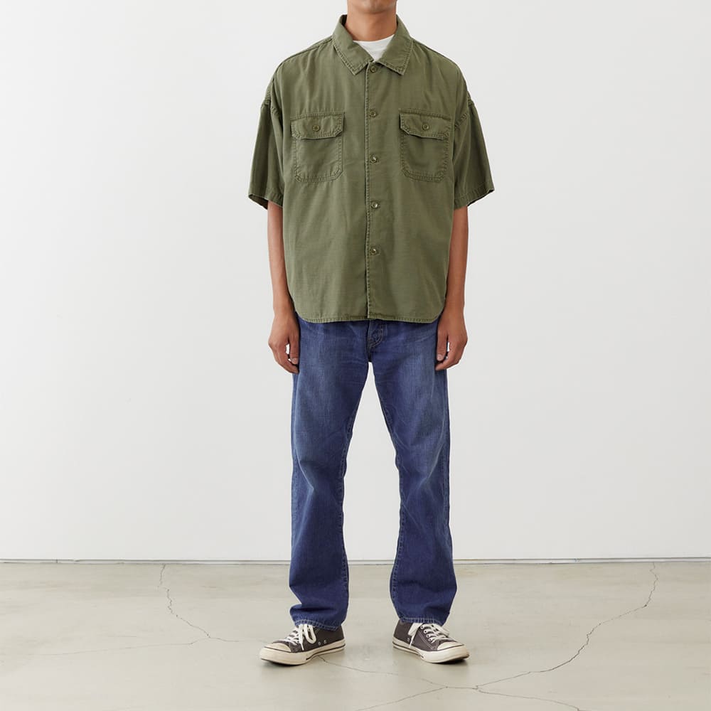 WIDE MILITARY S/S SHIRT(Normal)