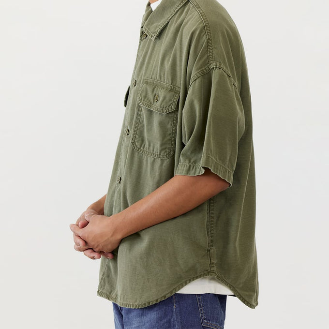 WIDE MILITARY S/S SHIRT(Normal)