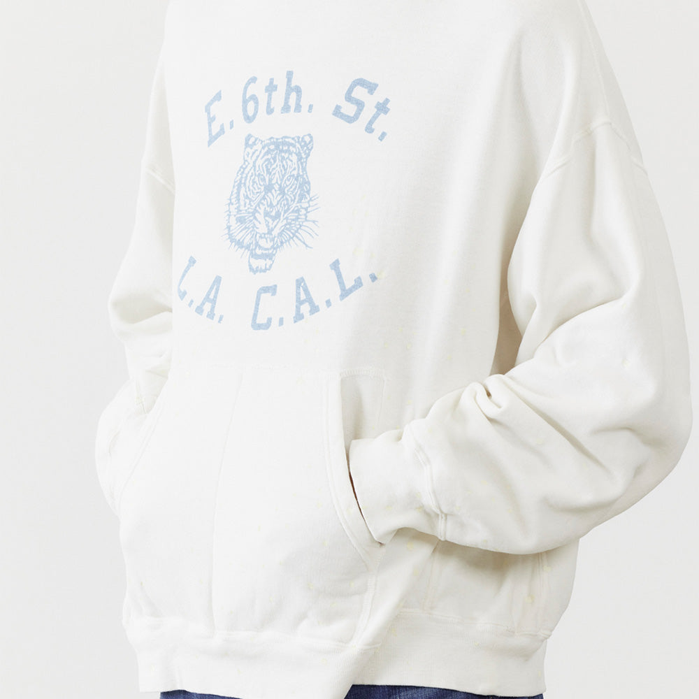 Tanned &amp; painted fleece hoodie (LACAL)