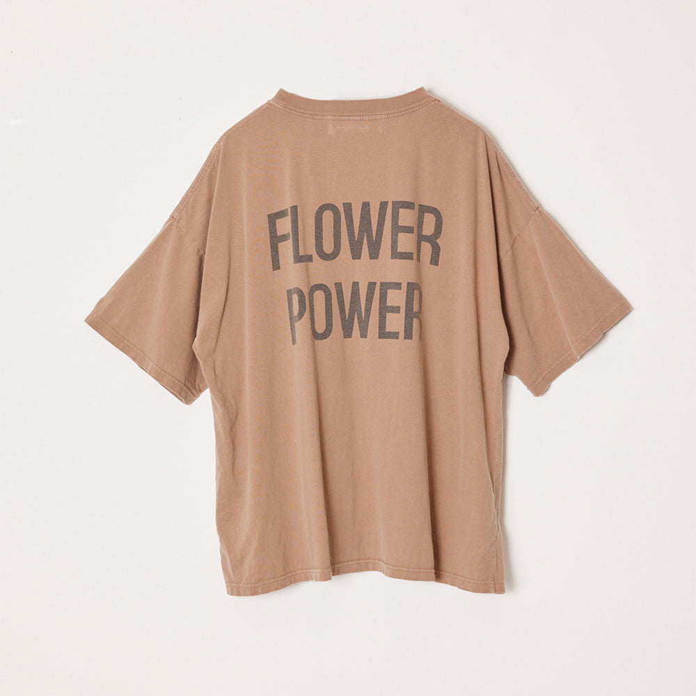 HARD SP processing 20/T-cloth BIG size T(FLOWER POWER)