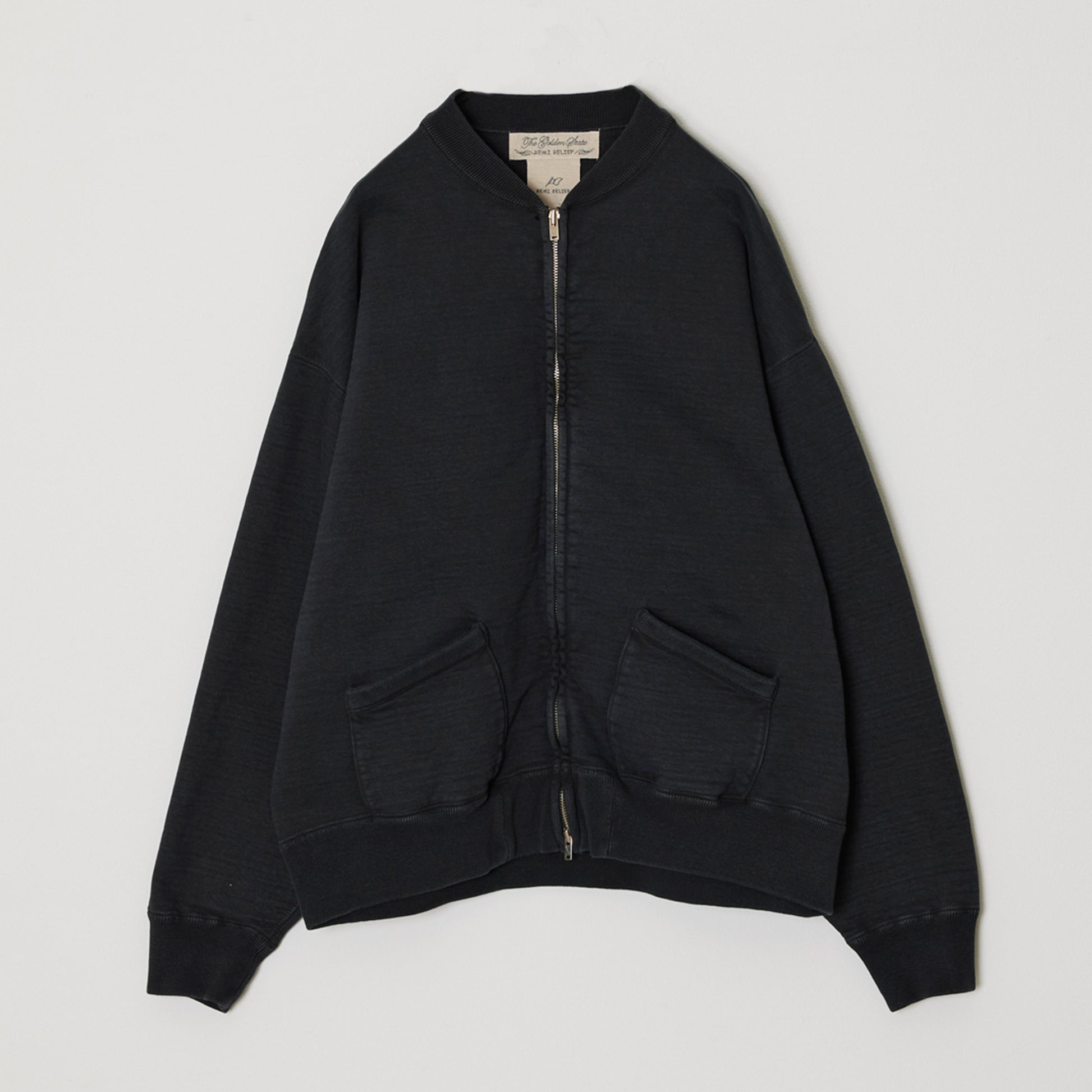 Round body fleece ZIP crew