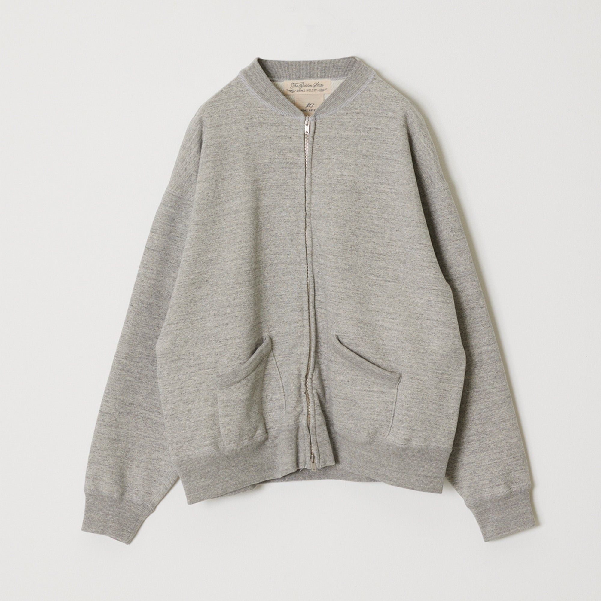 Round body fleece ZIP crew