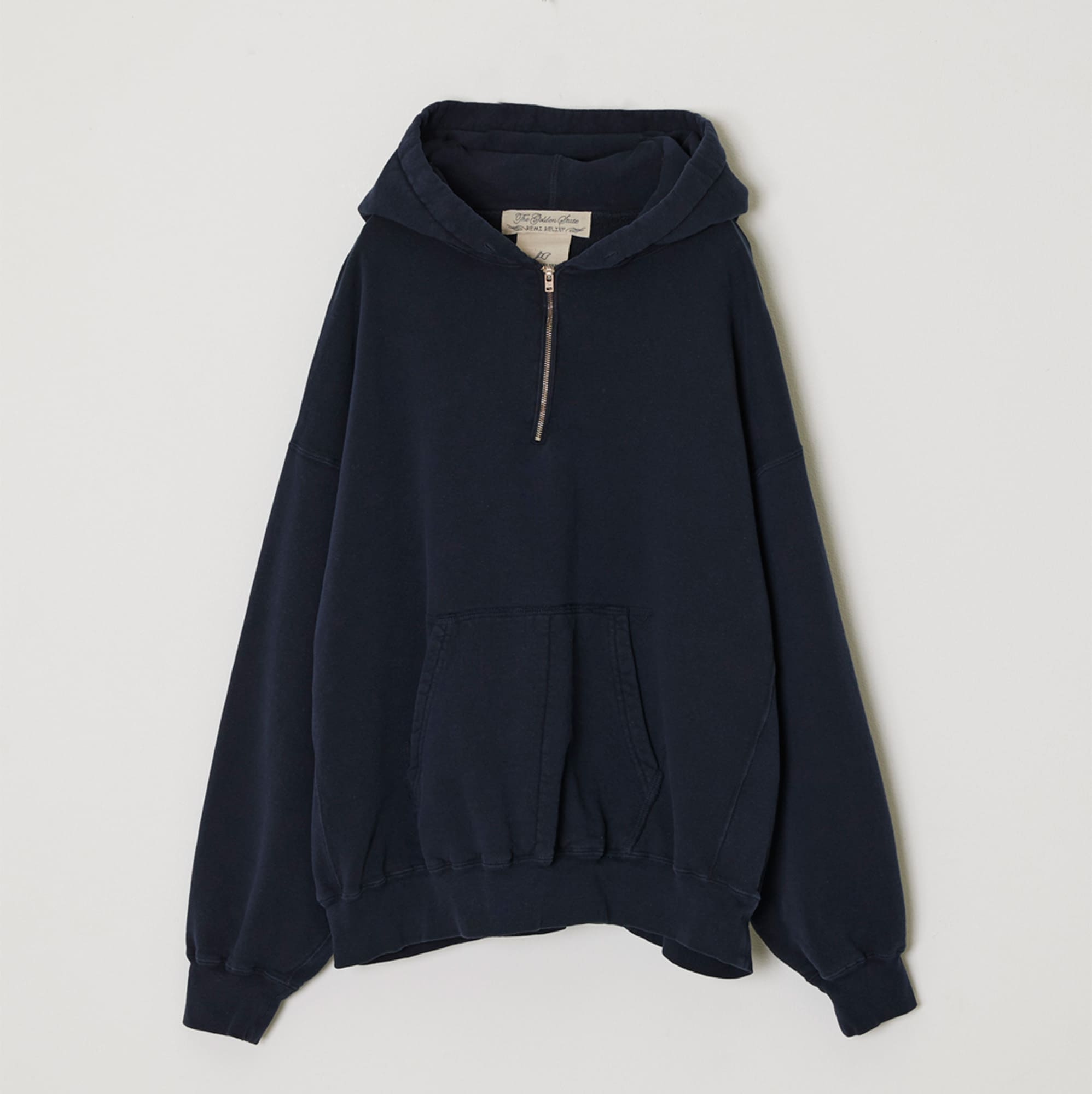 SP processing 3 fly fleece half ZIP hoodie