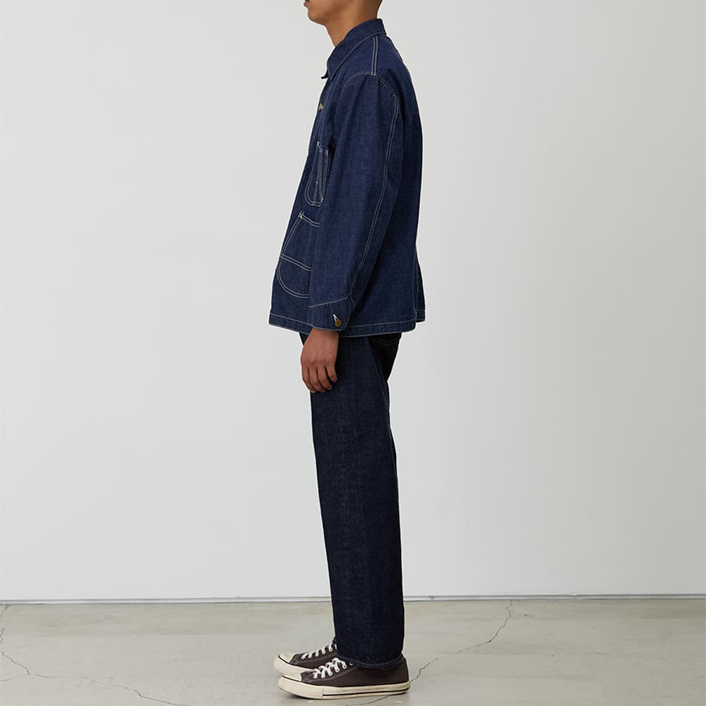 beams plus別注remireliefデニムカバーオール REMI RELIEF（レミレリーフ）の「REMI RELIEF × BEAMS PLUS / 別注