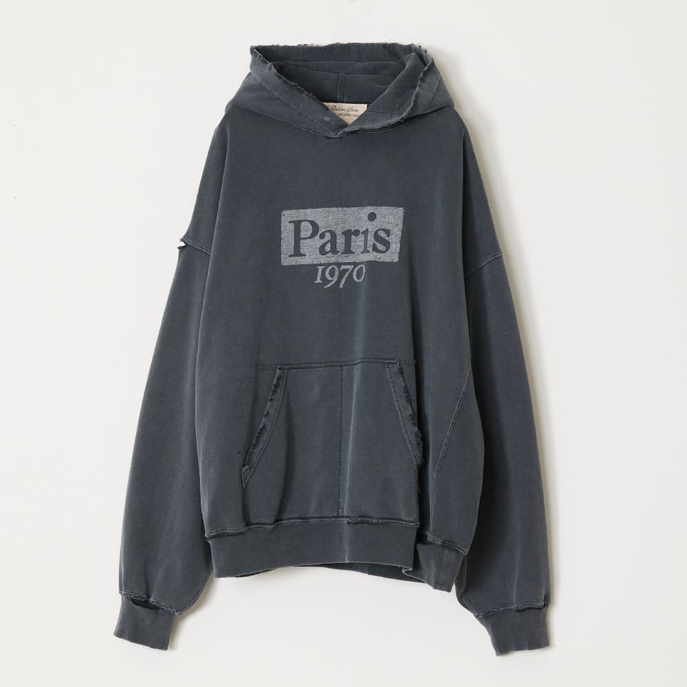 Double SP processed fleece hoodie (Paris1970)