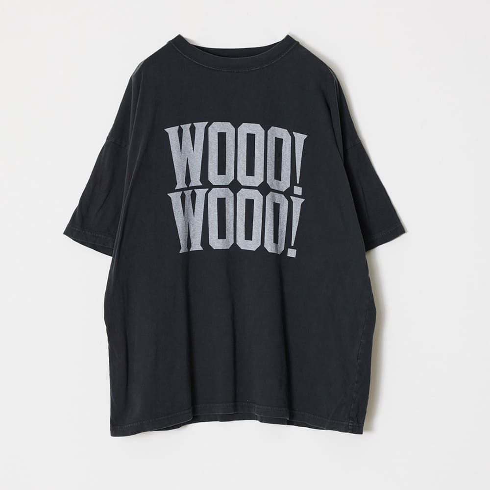 HARD SP가공 20/-천축 BIG 사이즈 T(WOOO!)