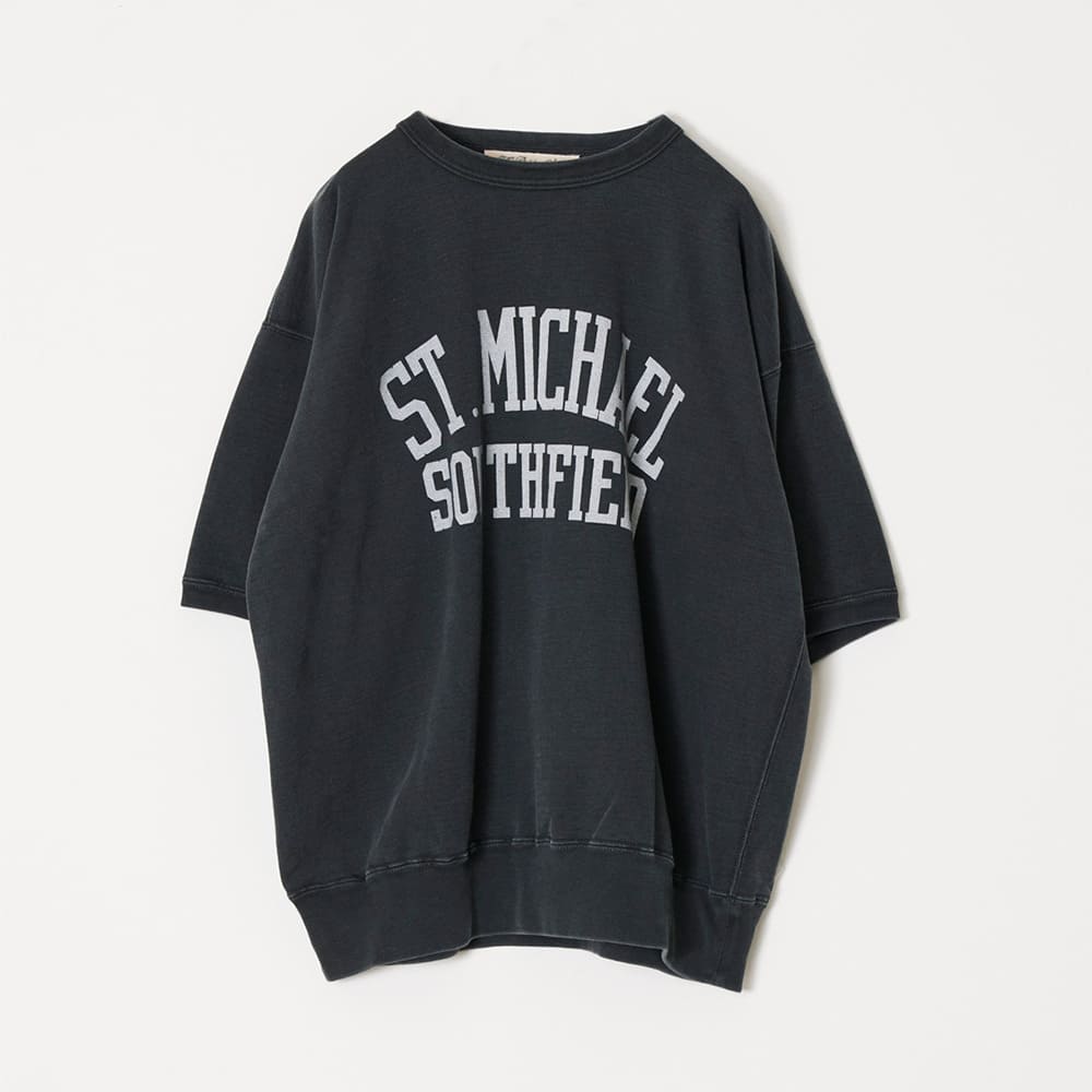 SP processed fleece SS crewneck (ST.MICHAEL) 