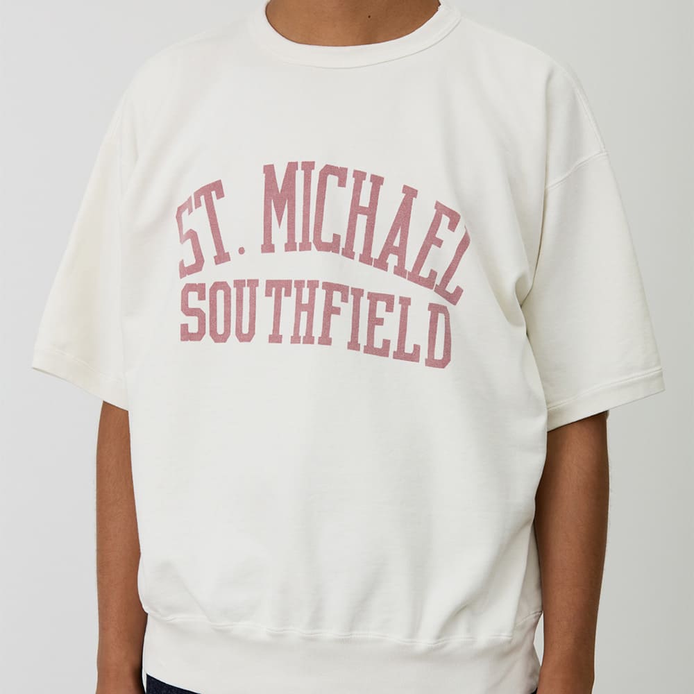 SP processed fleece SS crewneck (ST.MICHAEL) 