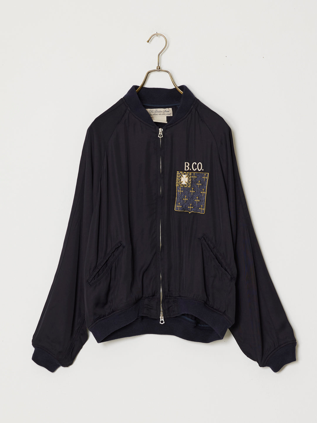 Rayon twill ska jacket (embroidery: JAPAN)