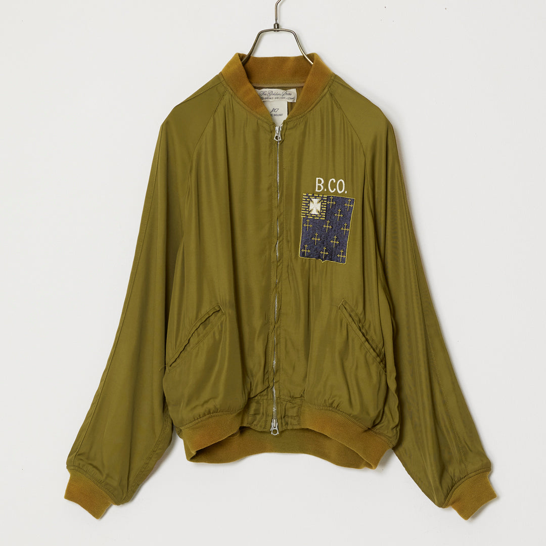 Rayon twill ska jacket (embroidery: JAPAN)