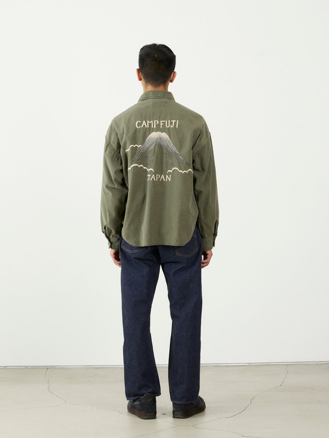 WIDE military shirt (embroidery: JAPAN)