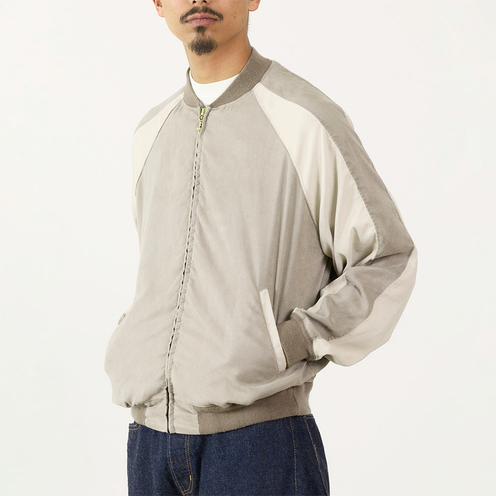 レミ レリーフ SUEDE LIKE RAGLAN ZIP JACKET（REMI RELIEF