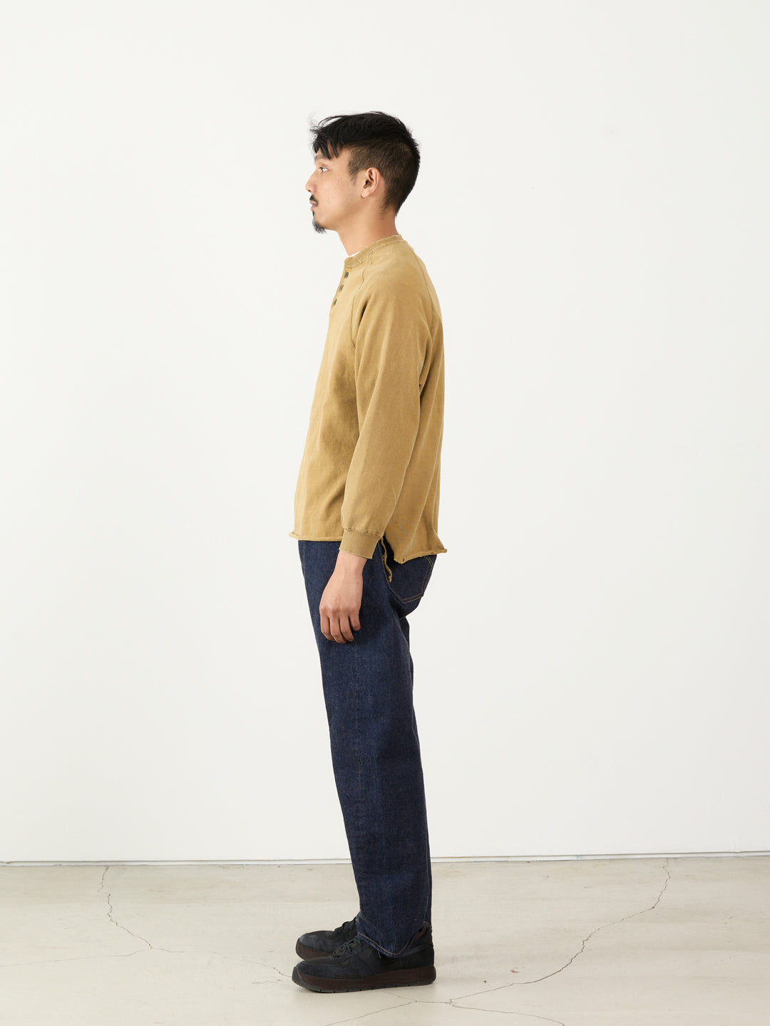 SP Processing 8/Jersey Henley Neck Long T(plain)