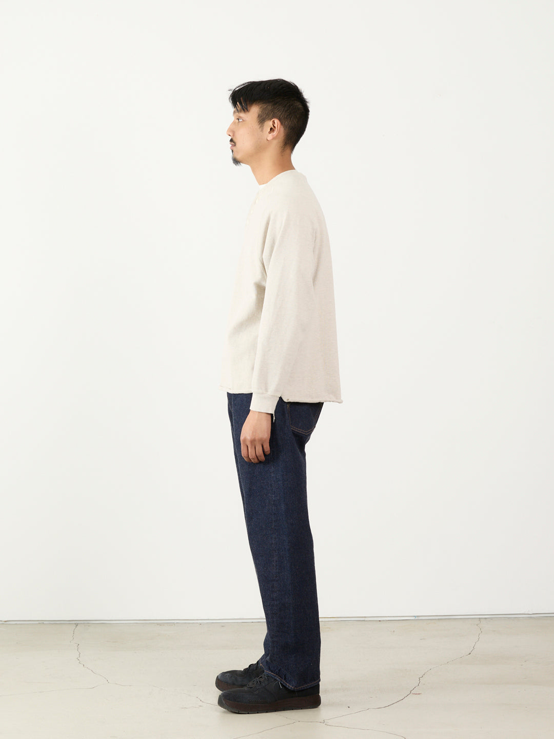 SP Processing 8/Jersey Henley Neck Long T (plain)