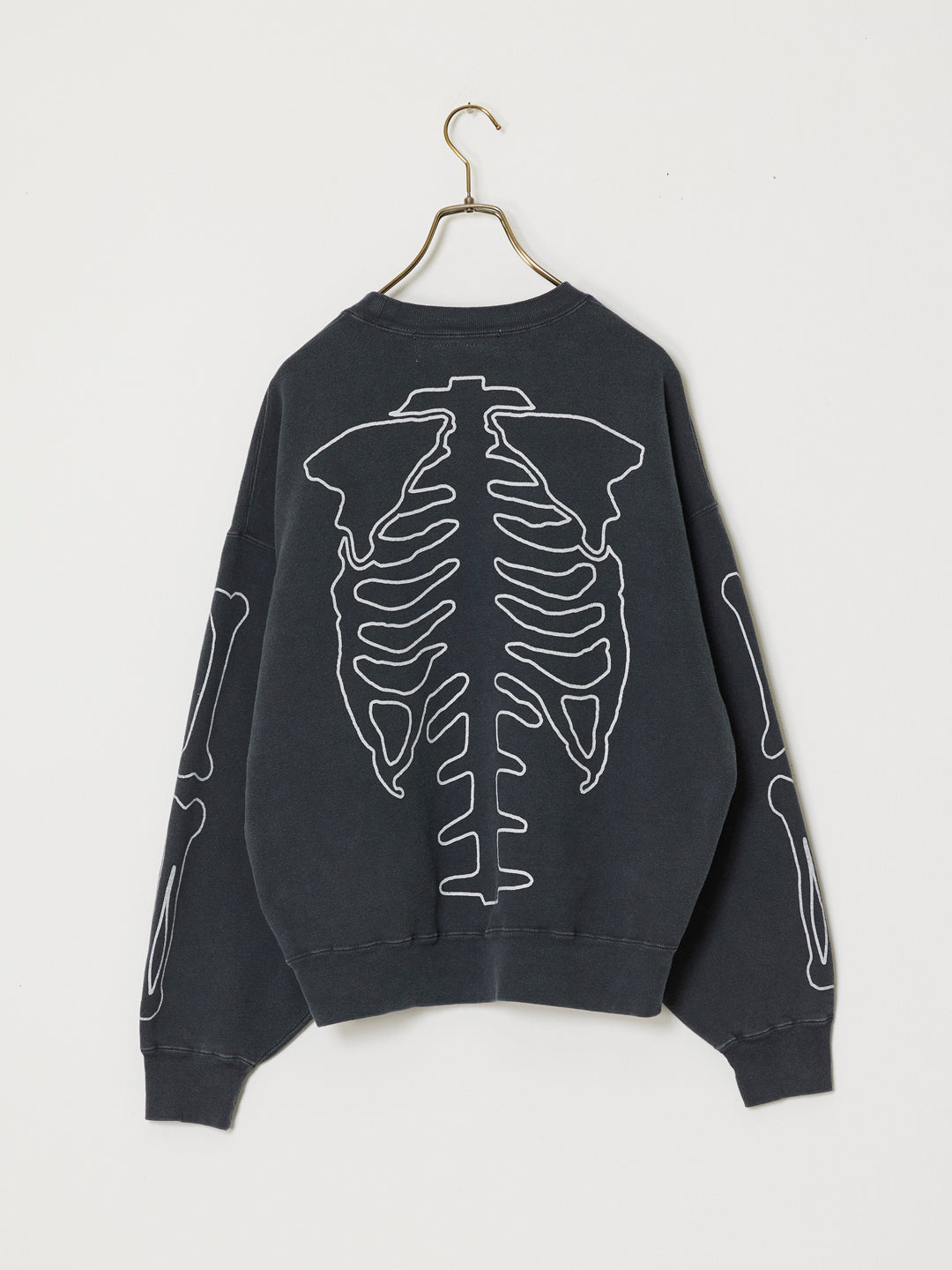 SP processed brushed-lined hoodie (BONE)