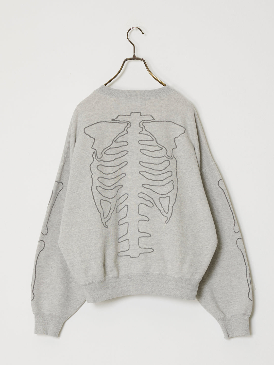 SP processed brushed-lined hoodie (BONE)