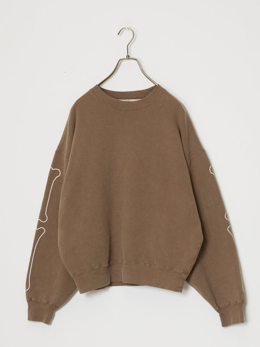 SP processed brushed-lined hoodie (BONE)