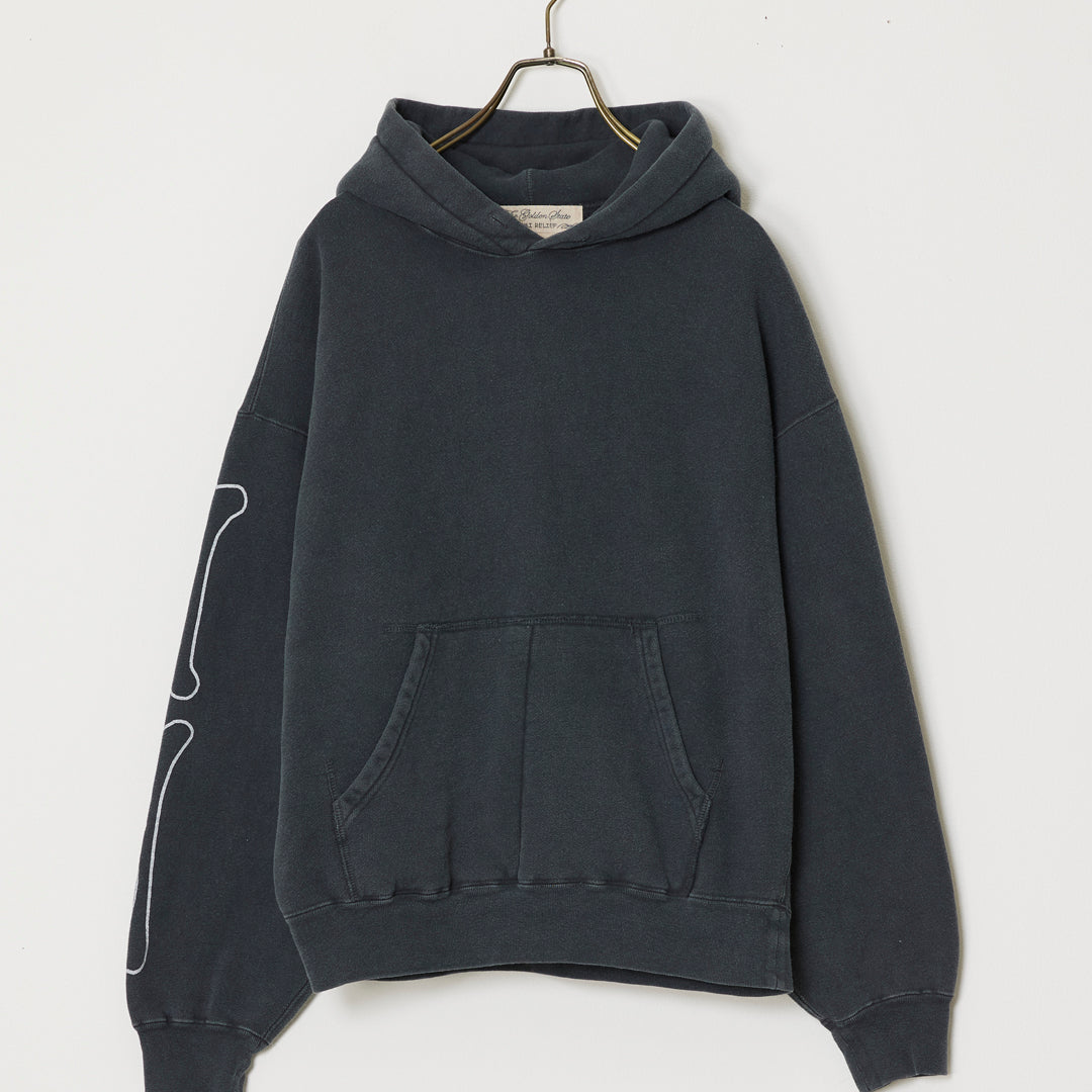 SP processed brushed-lined hoodie (BONE)