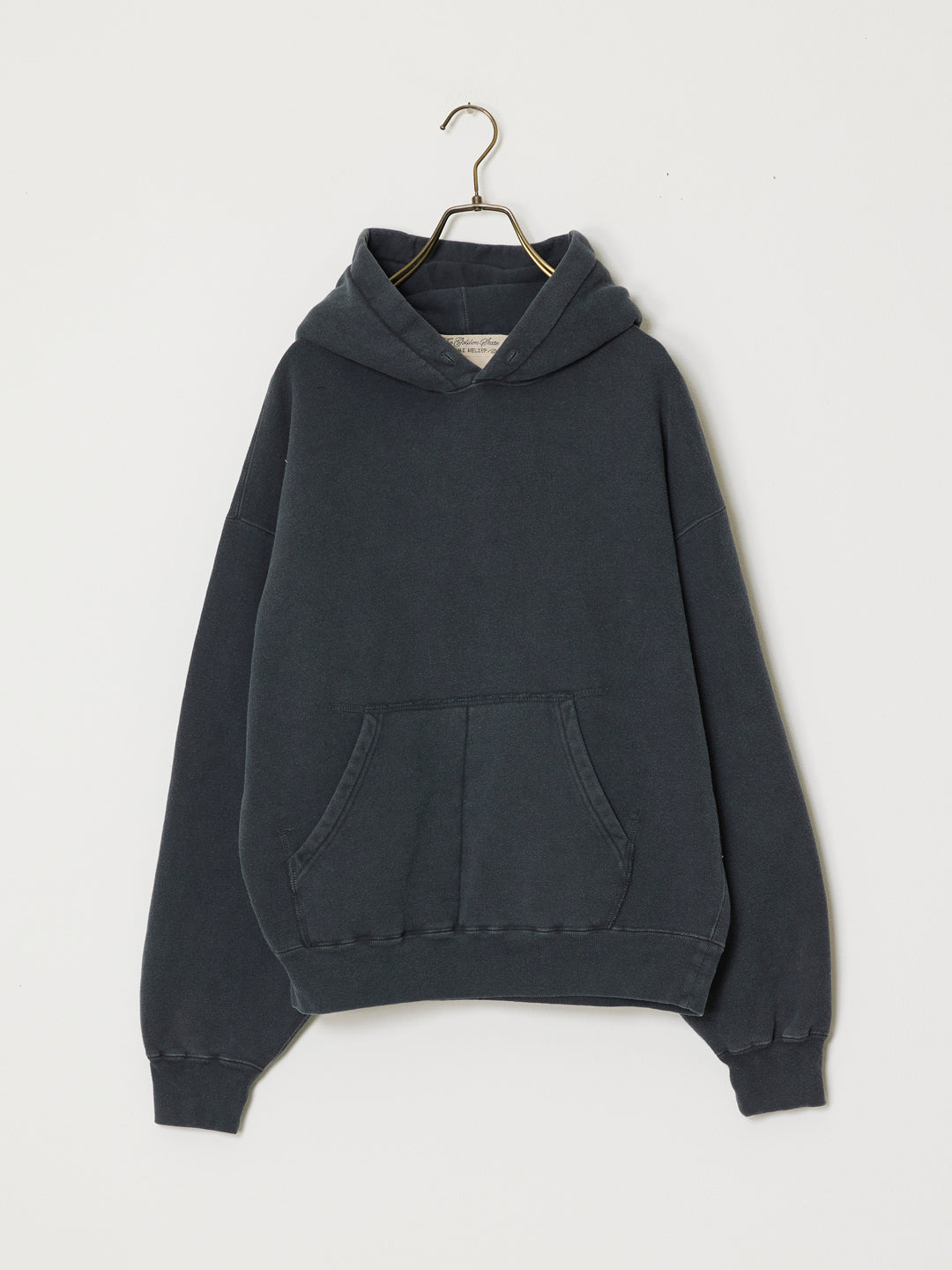 SP processed brushed-lined hoodie (plain)