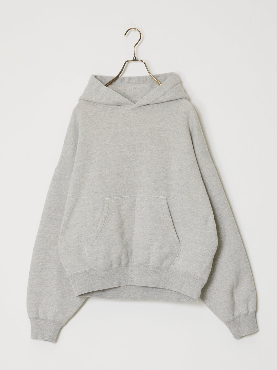 SP processed brushed-lined hoodie (plain)