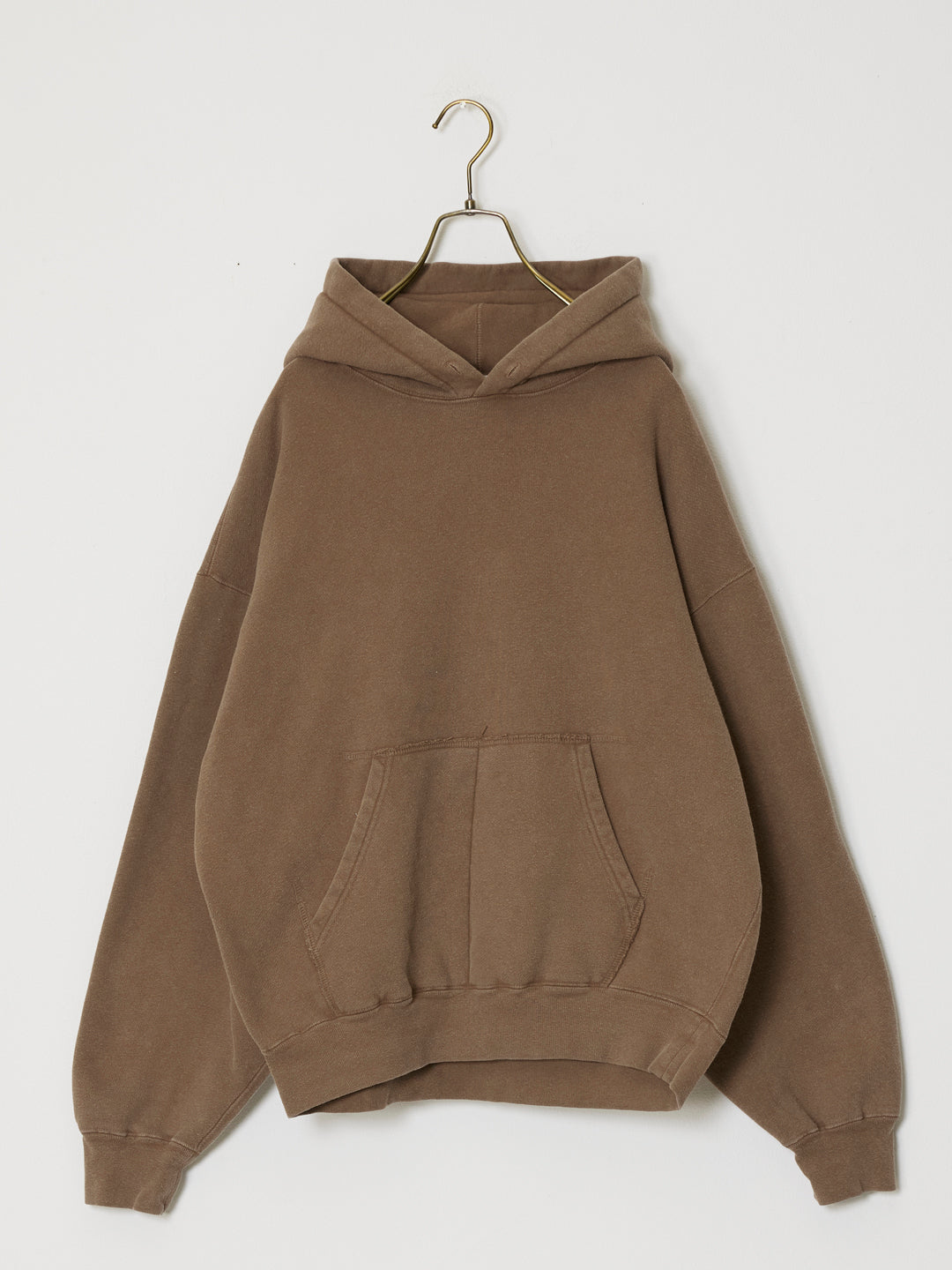 SP processed brushed-lined hoodie (plain)