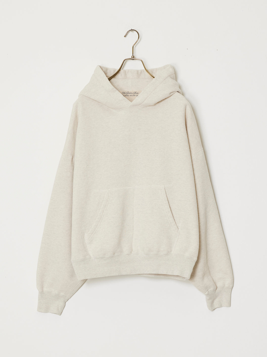 SP processed brushed-lined hoodie (plain)