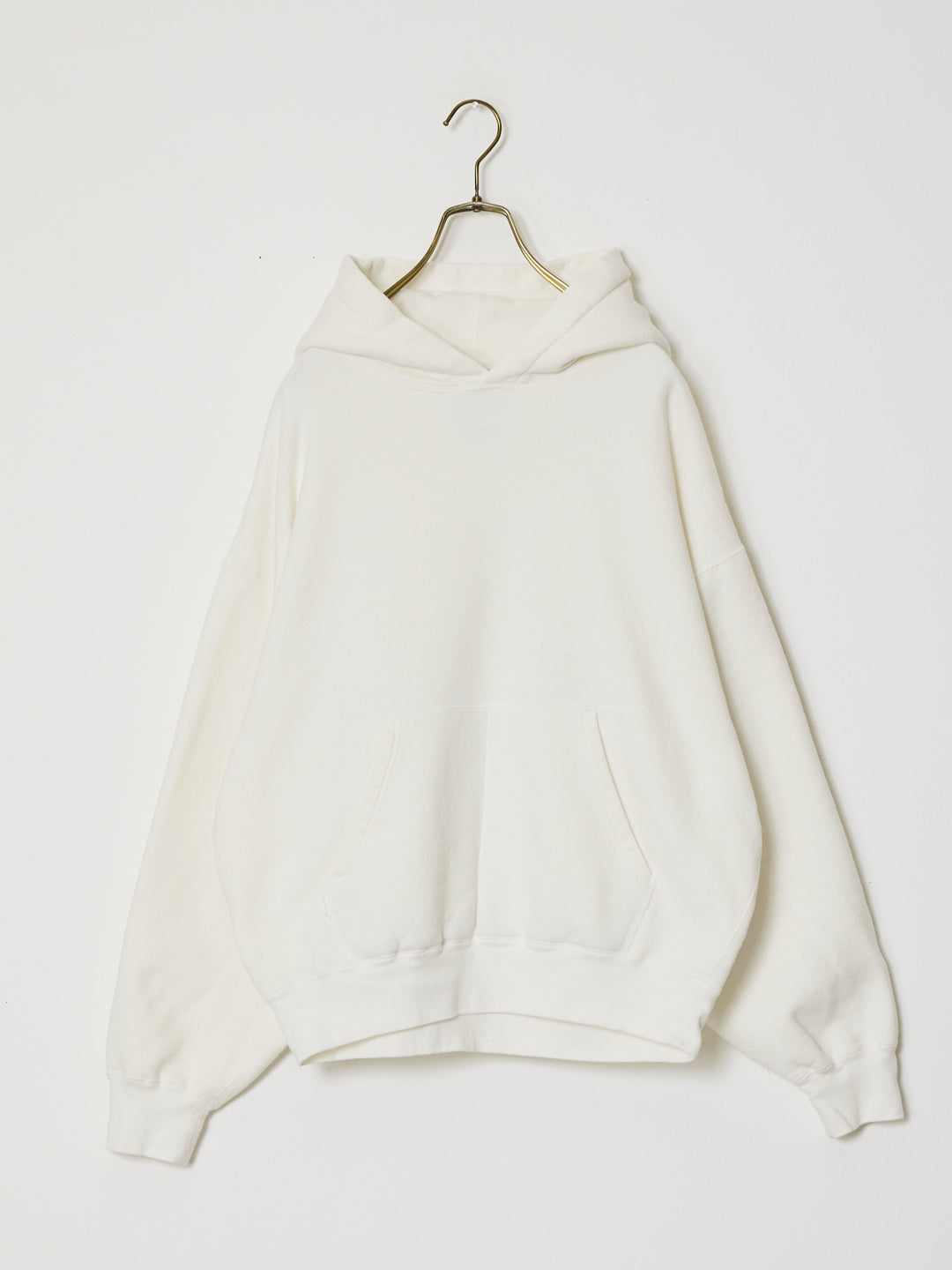 SP processed brushed-lined hoodie (plain)