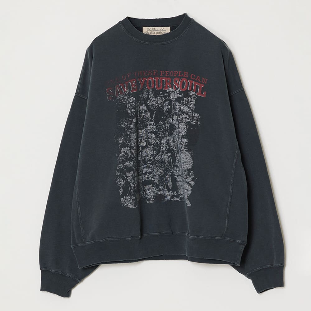 Double SP processed fleece crew (SAVE YOUR SOUL)