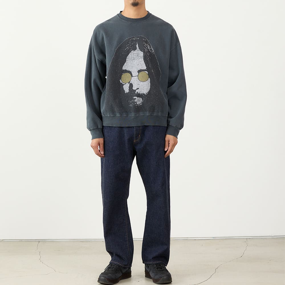 Double SP processed fleece crew (MEGANE)
