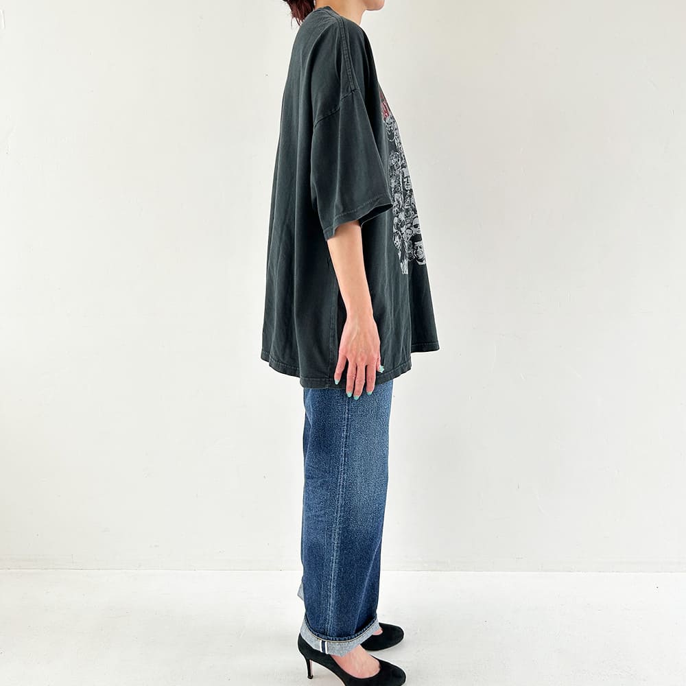 新品未使用★【REMI RELIEF】 Reversible T shirt REMI RELIEF(レミレリーフ) 別注20/-天竺BIGサイズTシャツ(NECO