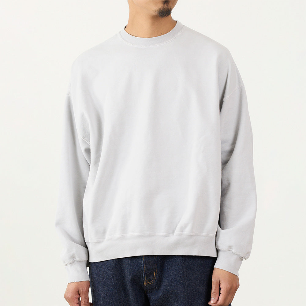 Double SP processing fleece crew (plain)