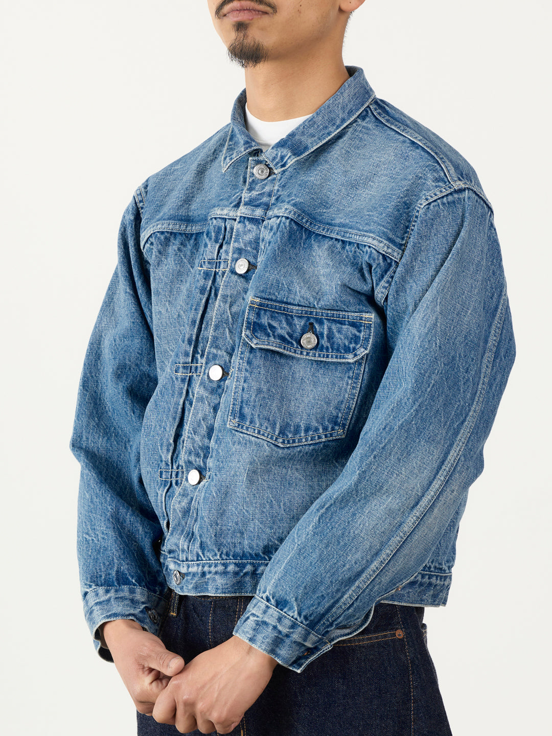 12oz DENIM 대전 모델 JKT (BLUE)