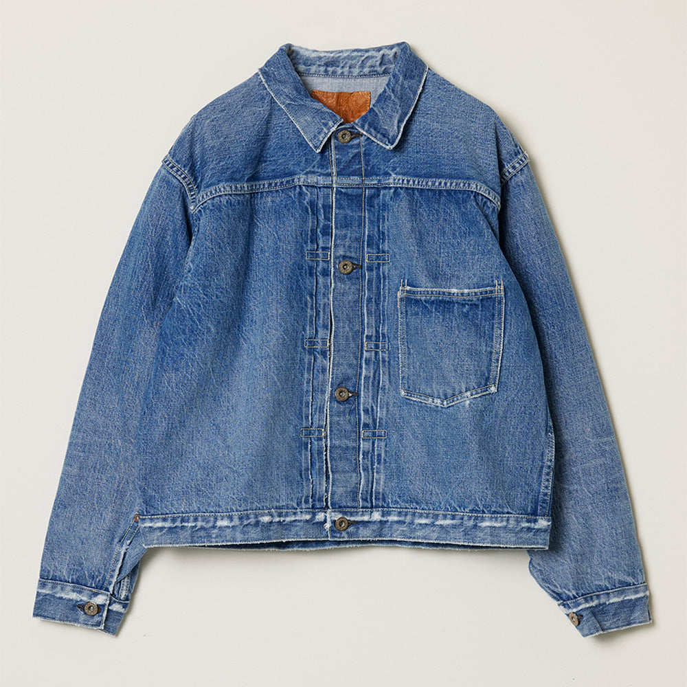 12oz DENIM War Model Jacket (Used Blue)