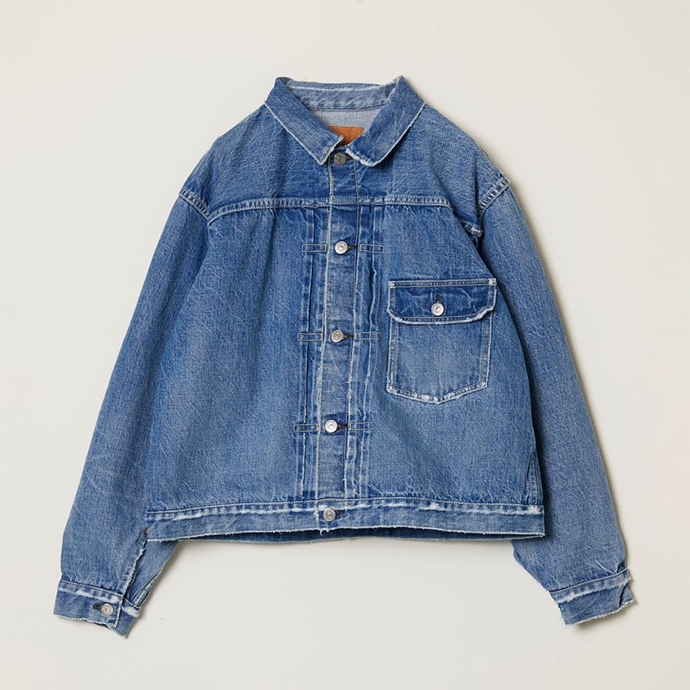 12oz SELVEDGE DENIM 1st JKT(USEDBLUE)