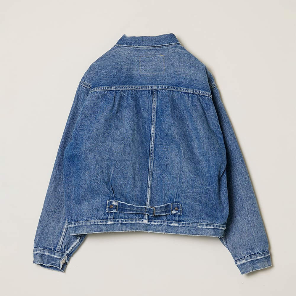 12oz SELVEDGE DENIM 1st JKT(USEDBLUE)